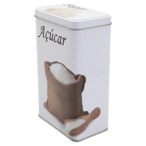 Recipiente de lata con tapa