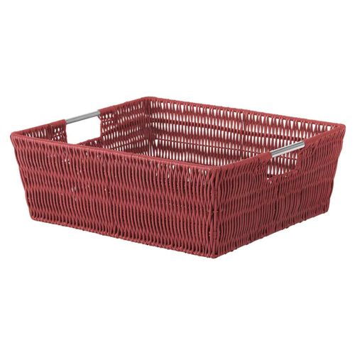 Canasta de rattan con asas