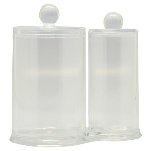 Organizador de hisopos, almohadillas y algodón