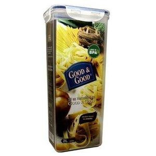 Recipiente con tapa hermética 2 L