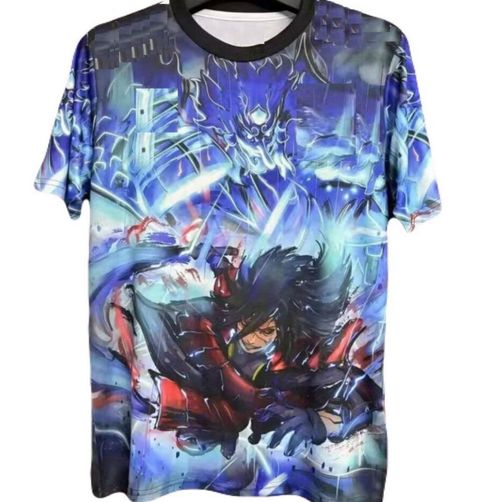 Jersey Playera Japon Madara Uchiha Naruto Edicion Especial Azul