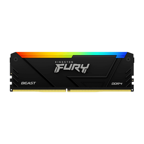 MEMORIA RAM KINGSTON FURY BEAST DDR4 8GB 3200 RGB KF432C16BB2A/8