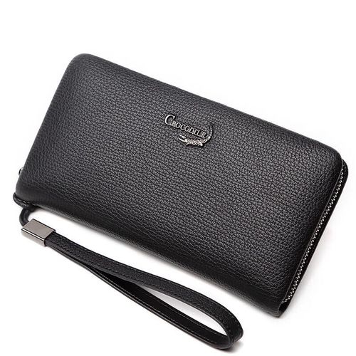 Cartera de Piel de Cocodrilo para Hombre