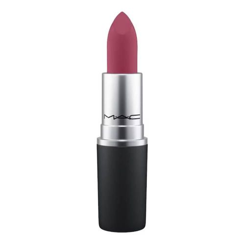Lápiz labial Powder Kiss Mac Cosmetics Burning Love color rosa
