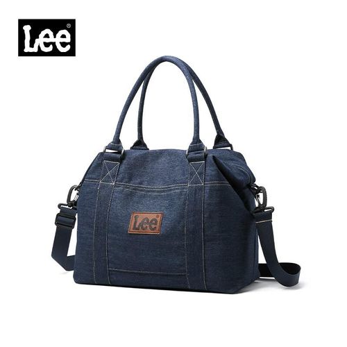 Bolsa De Mano Lee Gran Capacidad Azul Mezclilla Unisex