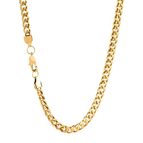 Cadena dorada acero elegante Klyntz MXNTZ-001 Cadena dorada con eslabones