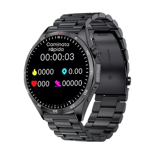 Smartwatch Gadgets & Fun Metal Negro
