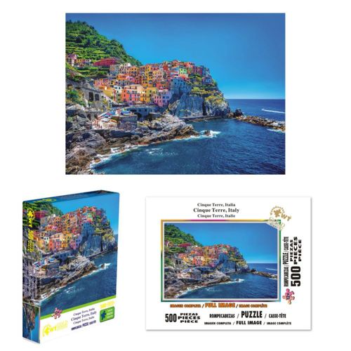 Rompecabezas Gold Edition 500 Pzs, Cinque Terre, Italia