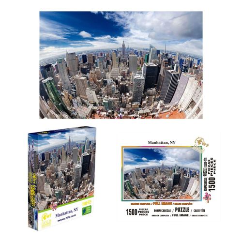 Rompecabezas Gold Edition 1,500 Pzs, Manhattan, N