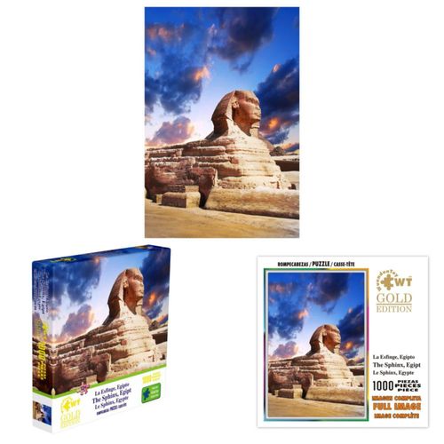 Rompecabezas Gold Edition 1,000 Pzs, La Esfinge, Egipto