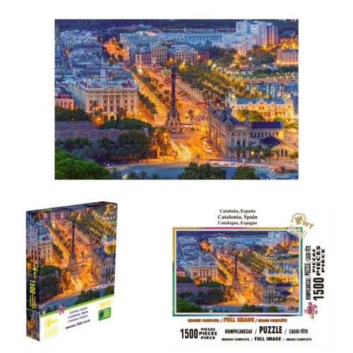 Rompecabezas Gold Edition 1,500 Pzs, Cataluña España