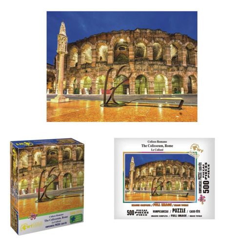 Rompecabezas Gold Edition 500 Pzs, Coliseo Romano