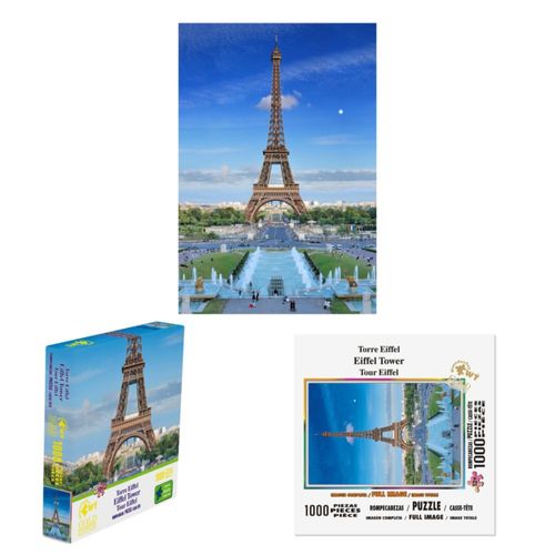 Rompecabezas Gold Edition 1000 Pzs, Torre Eiffel