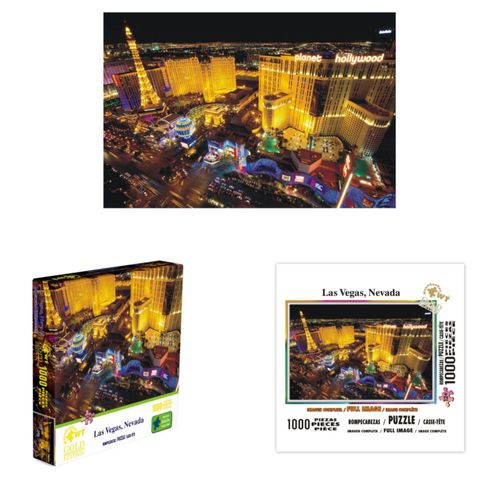Rompecabezas Gold Edition 1,000 Pzs, Las Vegas, Nevada