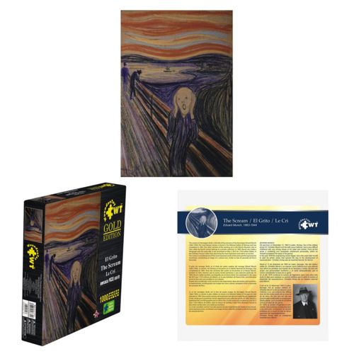 Rompecabezas Gold Edition 1000 Pzs, El Grito