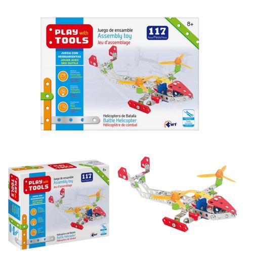 Play With Tools Mediano Helicóptero De Batalla