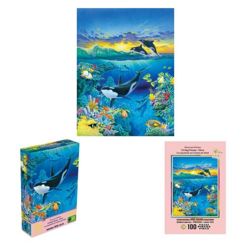 Rompecabezas Gold Edition 100 Pzs, ORc