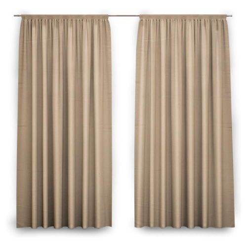 Set de Cortina Satín Oro Modelo Cadaqués