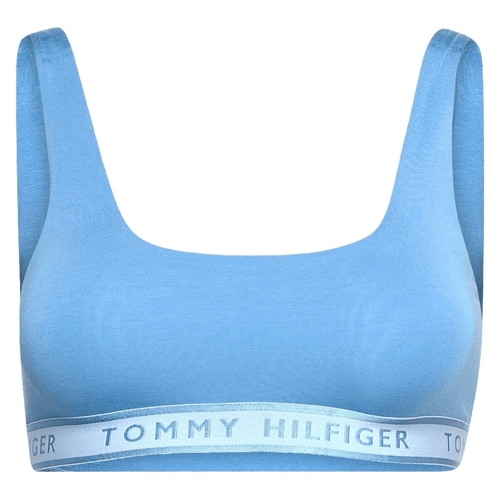 TOP TOMMY HILFIGER BRALETTE DE MODAL COLOR AZUL