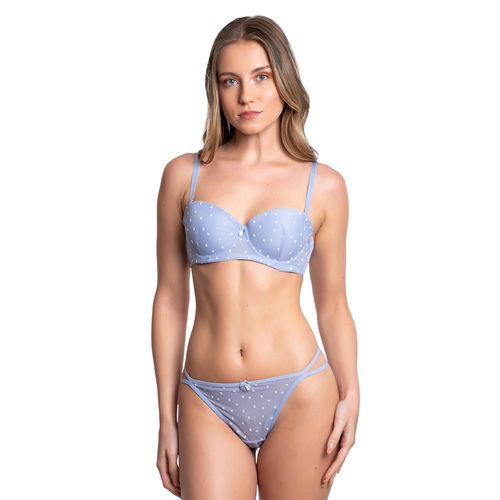 Coordinado strapless con corazones 24502-64502 Carnival