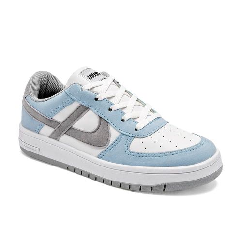 Panam Tenis urbano para joven blanco azul gris, código 109208-1