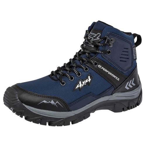4X4 Zapato para hacer hiking para hombre marino negro, código 117849-1