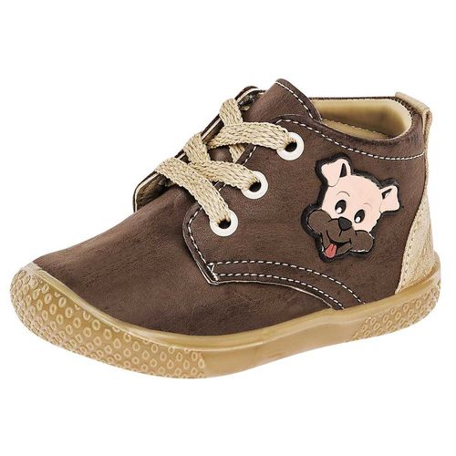 Chaparrin Botitas para bebé niño café beige, código 54723-1