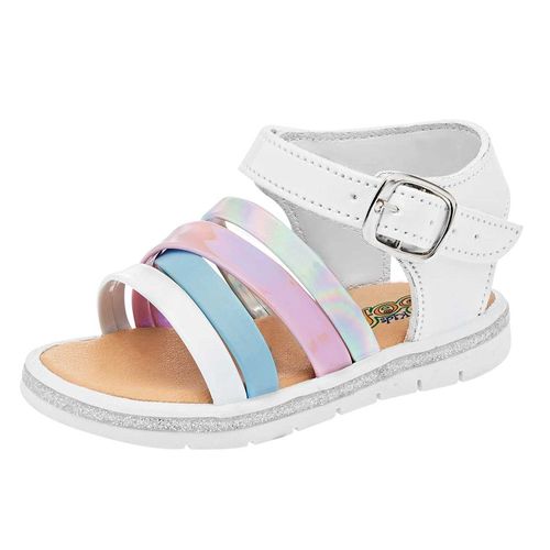 Kids Sofi Sandalia para bebé niña blanco multicolor, código 98016-1