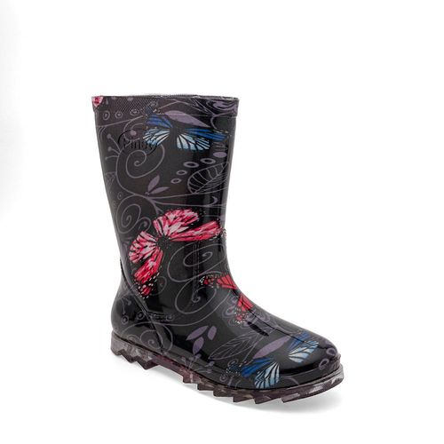 Pinet Botas de lluvia para mujer negro multicolor,  código 120928-E
