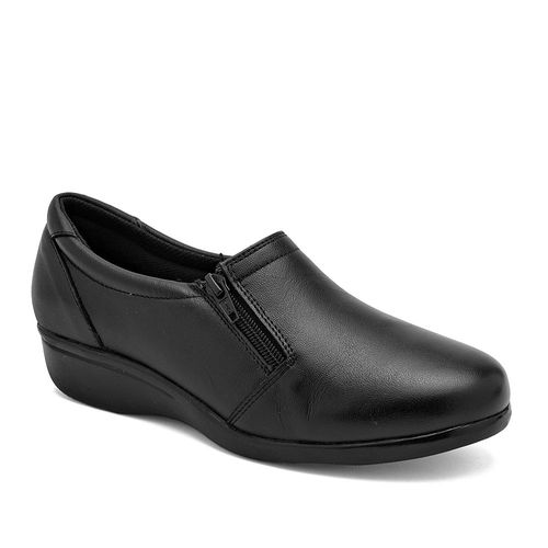 Florenza Zapato de horma cómoda para mujer negro, código 121599-E