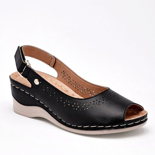Mora Confort Zapato de horma cómoda para mujer negro, código 126820-E