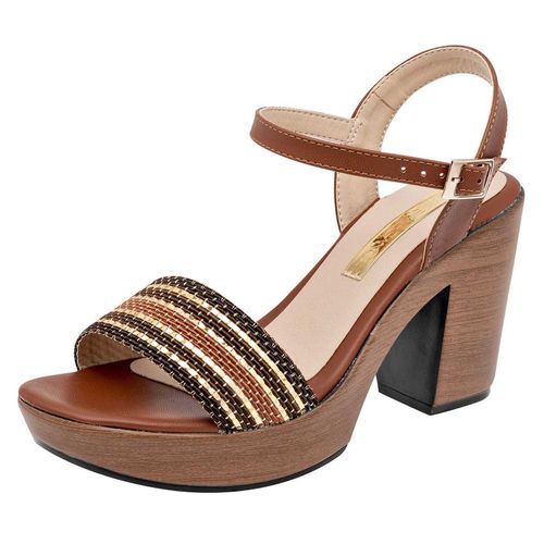 Paulie Zapatos para mujer camel multicolor, código 101463-1