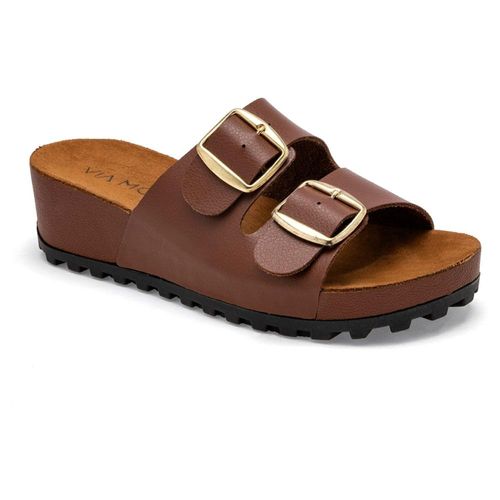 Via Moda Sandalia para mujer café, código 121774-E