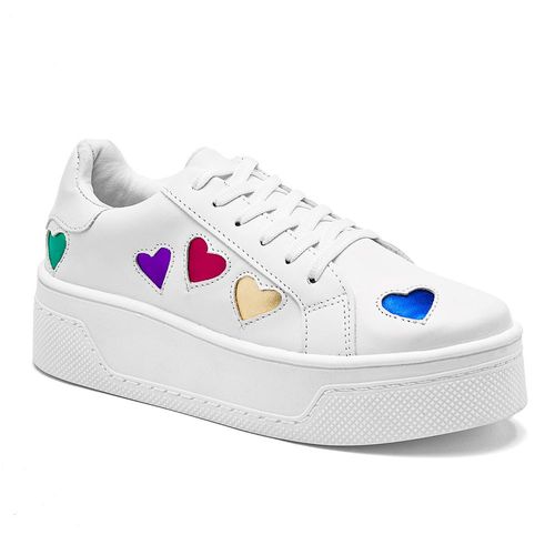 Been Class Tenis urbano para mujer blanco multicolor, código 121171-E