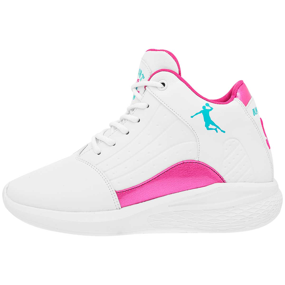 Apoort Tenis deportivo para mujer blanco, fiusha, código 100674-2