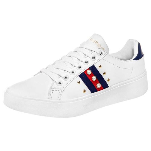 Neosport Tenis urbano para mujer blanco, marino, código 80344-1