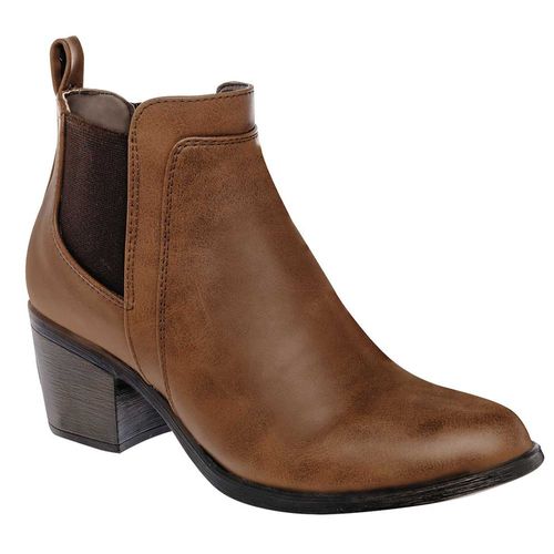 Oro Rosa Botín para mujer café, código 80356-1