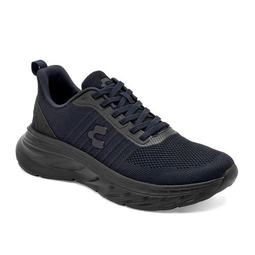 Charly Tenis deportivo para hombre negro, código 120475-2