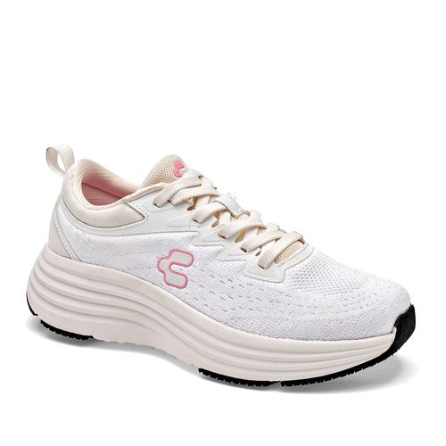 Charly Tenis urbano para mujer blanco rosa, hasta agotar existencia, importado, Cod.127404CE