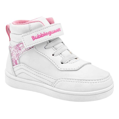 Bubble Gummers Tenis urbano para niña blanco rosa, Cod.98844-2