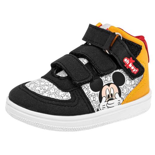 Licencias Panam Tenis para bebé niño negro blanco amarillo, Cod.116994-1