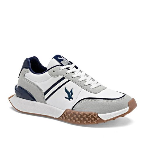 American Fire Tenis urbano para hombre blanco gris marino Cod.133798