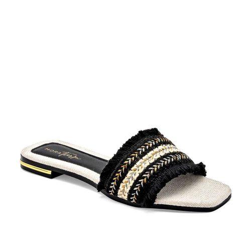 Mora Tierra Sandalia para mujer negro beige Cod.133070