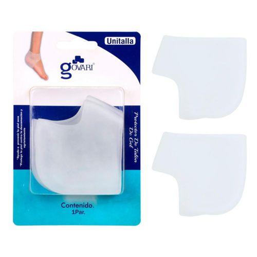 GOVARI PROTECTOR DE TALÓN DE GEL ORTHOMEDIC – AMORTIGUACIÓN Y ALIVIO PARA TALONES AGRIETADOS O DOLORIDOS