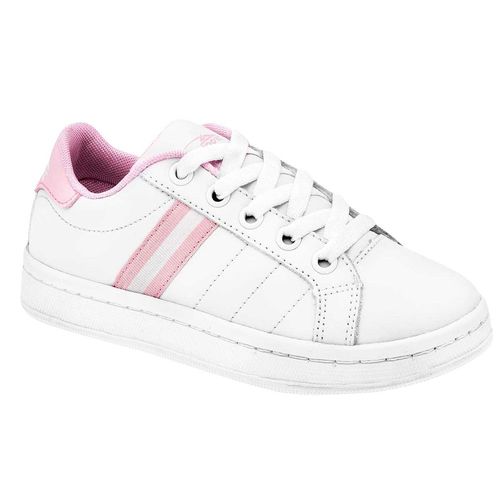 Apoort Tenis urbano para mujer blanco rosa, código 97638-2