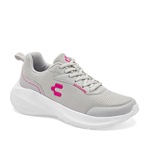 Charly Tenis deportivo para mujer gris fucsia, hasta agotar existencia, importado, Cod.127457CE