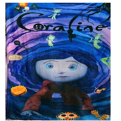 Exclusiva! Cobija Frazada Ultra Suave Coraline