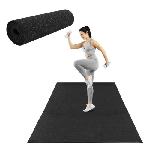 Rollo De Piso Para Gimnasio Altera Rudo Alto Impacto 10m2 - Gris