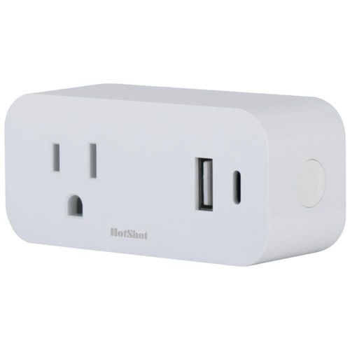 Enchufes WiFi con USB PowerSmartSuper MXPMU-001 Smart Plug Asistente Virtual