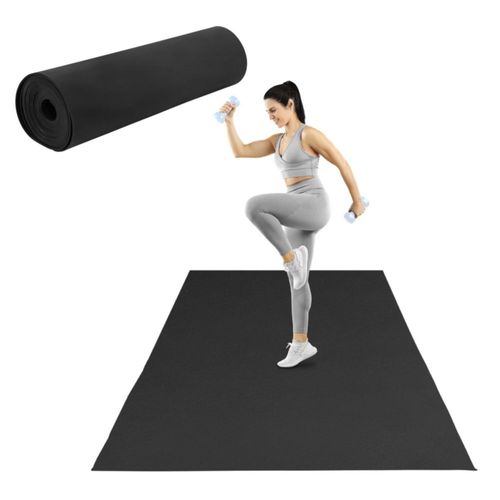 Rollo De Piso Para Gimnasio Altera Rudo Alto Impacto 10m2 - Negro